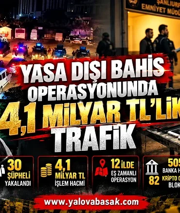 Yasa Dışı Bahis Operasyonunda 4,1 Milyar TL’lik Trafik 5 Yasa Dışı Bahis Operasyonunda 4,1 Milyar TL’lik Trafik