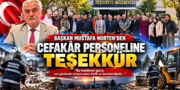Başkan Mustafa Nurten’den Sel Felaketinde Görev Yapan Personele Teşekkür 12 Başkan Mustafa Nurten’den Sel Felaketinde Görev Yapan Personele Teşekkür
