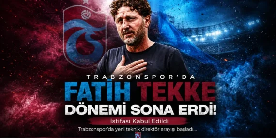 Trabzonspor’da Fatih Tekke Şoku! Görevinden Ayrılığı Kabul Edildi