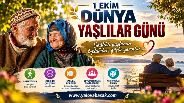 Dünya Yaşlılar Günü’nde Sağlıklı Yaşlanma Mesajı: Türkiye’de Her 9 Kişiden Biri 65 Yaş Üzerinde