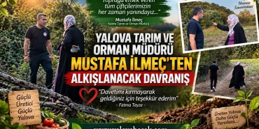 Yalova Tarım ve Orman Müdürü Mustafa İlmeç’ten Alkışlanacak Davranış: Fatma Teyzenin Tarlasında Üreticiyi Dinledi 13 Yalova Tarım ve Orman Müdürü Mustafa İlmeç’ten Alkışlanacak Davranış: Fatma Teyzenin Tarlasında Üreticiyi Dinledi