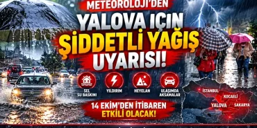 METEOROLOJİ’DEN YALOVA İÇİN ŞİDDETLİ YAĞIŞ UYARISI! SEL VE SU BASKININA DİKKAT 10 METEOROLOJİ’DEN YALOVA İÇİN ŞİDDETLİ YAĞIŞ UYARISI! SEL VE SU BASKININA DİKKAT