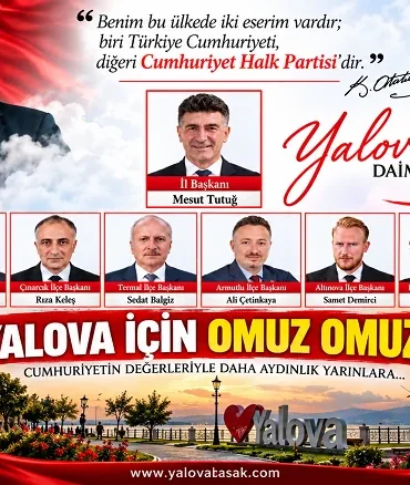 Mesut Tutuğ: Yalova’da Cumhuriyet değerleri için örgütümüzün tüm kademeleriyle çalışıyoruz