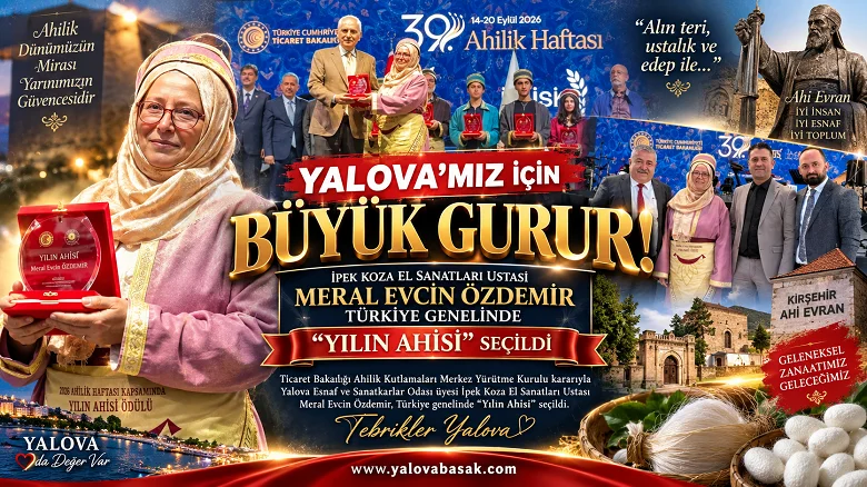 Yalova’dan Türkiye’ye Uzanan Büyük Gurur: Meral Evcin Özdemir “Yılın Ahisi” Seçildi