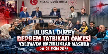 Ulusal Düzey Deprem Tatbikatı Öncesi Yalova’da Hazırlıklar Masaya Yatırıldı