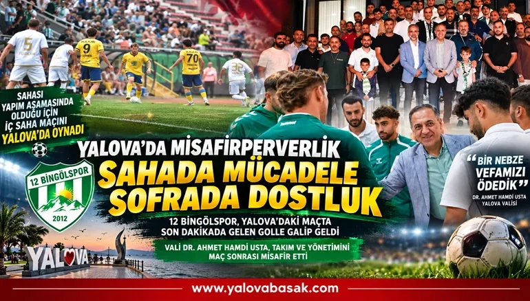 Yalova’da Konuk Olan 12 Bingölspor’dan Son Dakika Zaferi