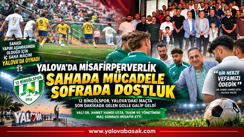 Yalova’da Konuk Olan 12 Bingölspor’dan Son Dakika Zaferi