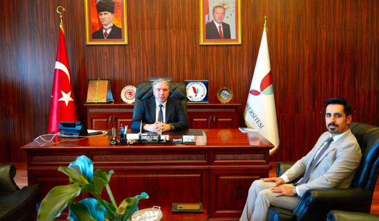 Seçkin Özcan’dan Rektör Bahçekapılı’ya Ziyaret