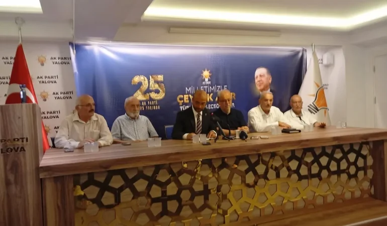 AK Parti Yalova’da 25. Yıl Gururu: “İlk Günkü Aşkla Devam” 1 AK Parti Yalova’da 25. Yıl Gururu: “İlk Günkü Aşkla Devam”