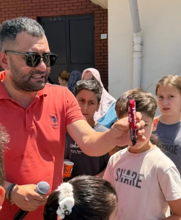 Tatilde Kısa Buluşma, Büyük Mutluluk: Hacı Ali Saruhan İlkokulu ve Ortaokulu'ndan Öğrencilere Anlamlı Yaz Tatili Etkinliği