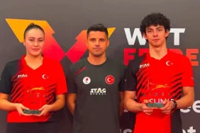 Ece Haraç ve Abdullah Talha Yiğenler Taşkent'te Zirveye Çıktı! Milli Raketlerden Altın Madalya