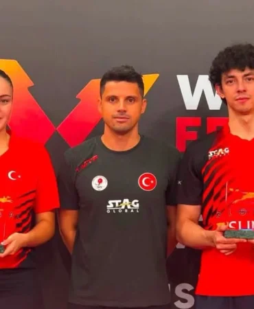 Ece Haraç ve Abdullah Talha Yiğenler Taşkent'te Zirveye Çıktı! Milli Raketlerden Altın Madalya 10 Ece Haraç ve Abdullah Talha Yiğenler Taşkent'te Zirveye Çıktı! Milli Raketlerden Altın Madalya