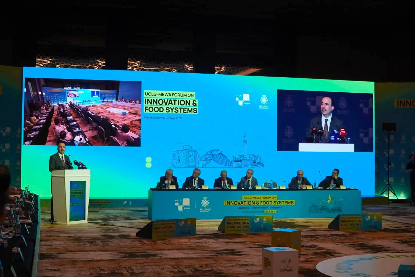 Yalova, UCLG MEWA Uluslararası Forumu'nda Güçlü Şekilde Temsil Edildi: Hasan Soygüzel'den Yenilikçilik ve Gıda Güvenliği Vurgusu