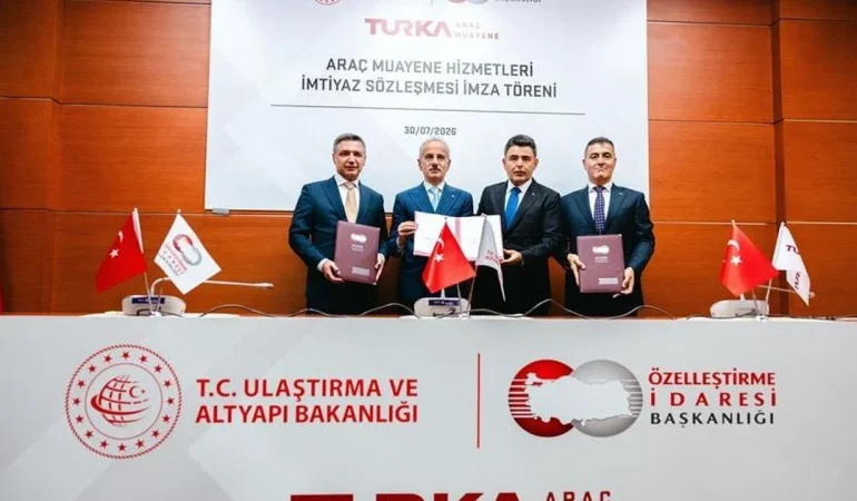 Türkiye'de Araç Muayenesinde Yeni Dönem: 20 Yıllık İmtiyaz Sözleşmesi İmzalandı 1 Türkiye'de Araç Muayenesinde Yeni Dönem: 20 Yıllık İmtiyaz Sözleşmesi İmzalandı