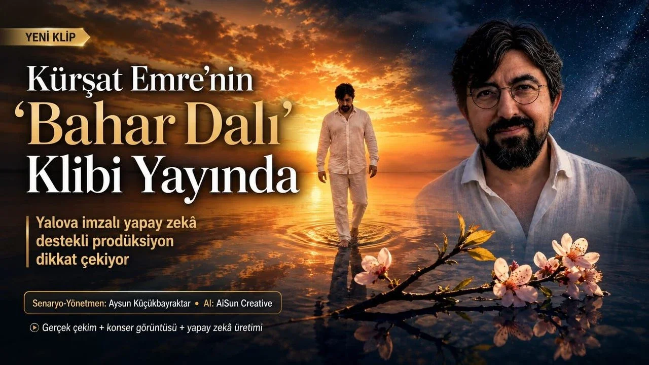 Türk Sanat Müziğinde Yapay Zekâ Devrimi: Kürşat Emre'nin "Bahar Dalı" Klibi Yayında 1 Türk Sanat Müziğinde Yapay Zekâ Devrimi: Kürşat Emre'nin "Bahar Dalı" Klibi Yayında