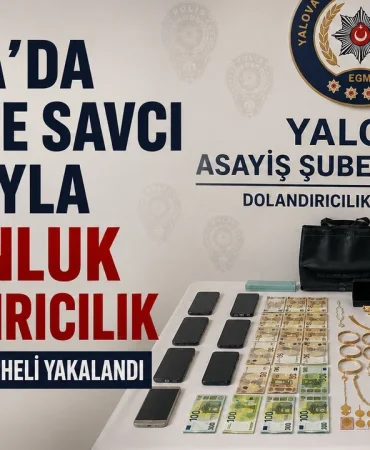 Yalova'da Polis ve Savcı Yalanıyla 4,5 Milyon TL'lik Dolandırıcılık: 4 Şüpheli Yakalandı 2 Yalova'da Polis ve Savcı Yalanıyla 4,5 Milyon TL'lik Dolandırıcılık: 4 Şüpheli Yakalandı
