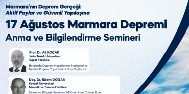 Yalova’da Deprem Gerçeği Bilim İnsanlarıyla Konuşulacak 93 Yalova’da Deprem Gerçeği Bilim İnsanlarıyla Konuşulacak