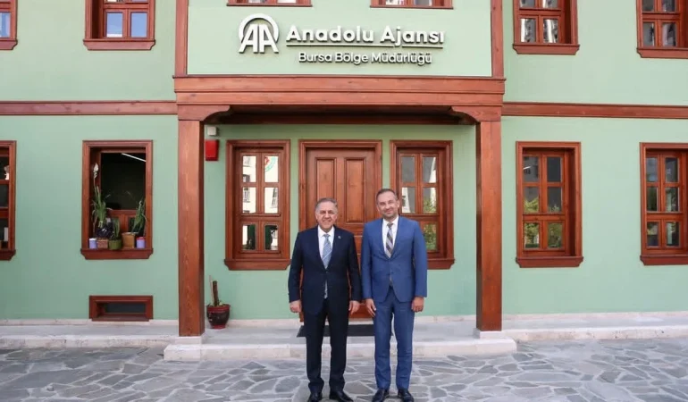 Anadolu Ajansı Bursa Bölge Müdürü Erdinç Aksoy’a İade-i Ziyaret