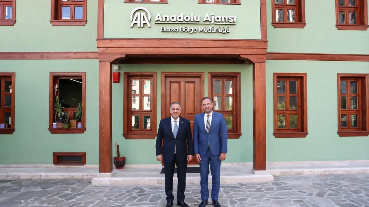 Anadolu Ajansı Bursa Bölge Müdürü Erdinç Aksoy’a İade-i Ziyaret