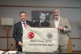 Tek Haber Ajansı Başkanı Solmaz’dan YTSO Meclis Başkanı Tutuğ’a Ziyaret 12 Tek Haber Ajansı Başkanı Solmaz’dan YTSO Meclis Başkanı Tutuğ’a Ziyaret