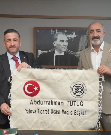 Tek Haber Ajansı Başkanı Solmaz’dan YTSO Meclis Başkanı Tutuğ’a Ziyaret 3 Tek Haber Ajansı Başkanı Solmaz’dan YTSO Meclis Başkanı Tutuğ’a Ziyaret