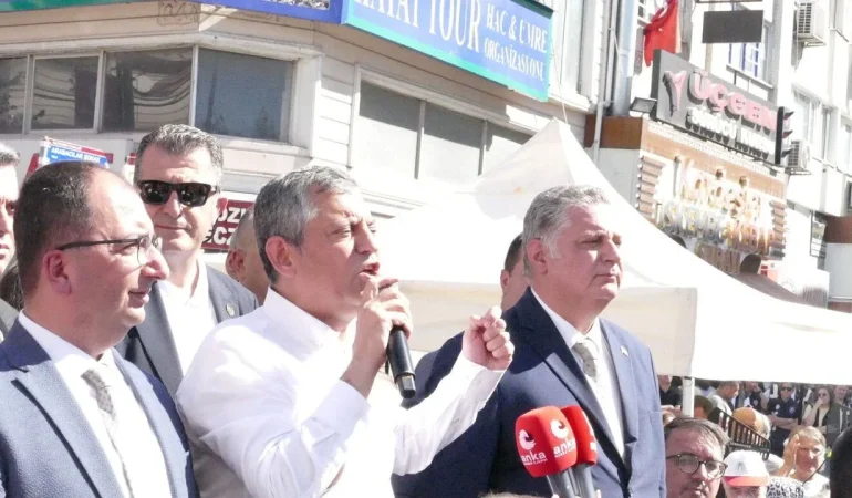 Özgür Özel Yalova’da: Üreticiden Emekliye, Esnaftan Vatandaşa Kentin Nabzını Tuttu