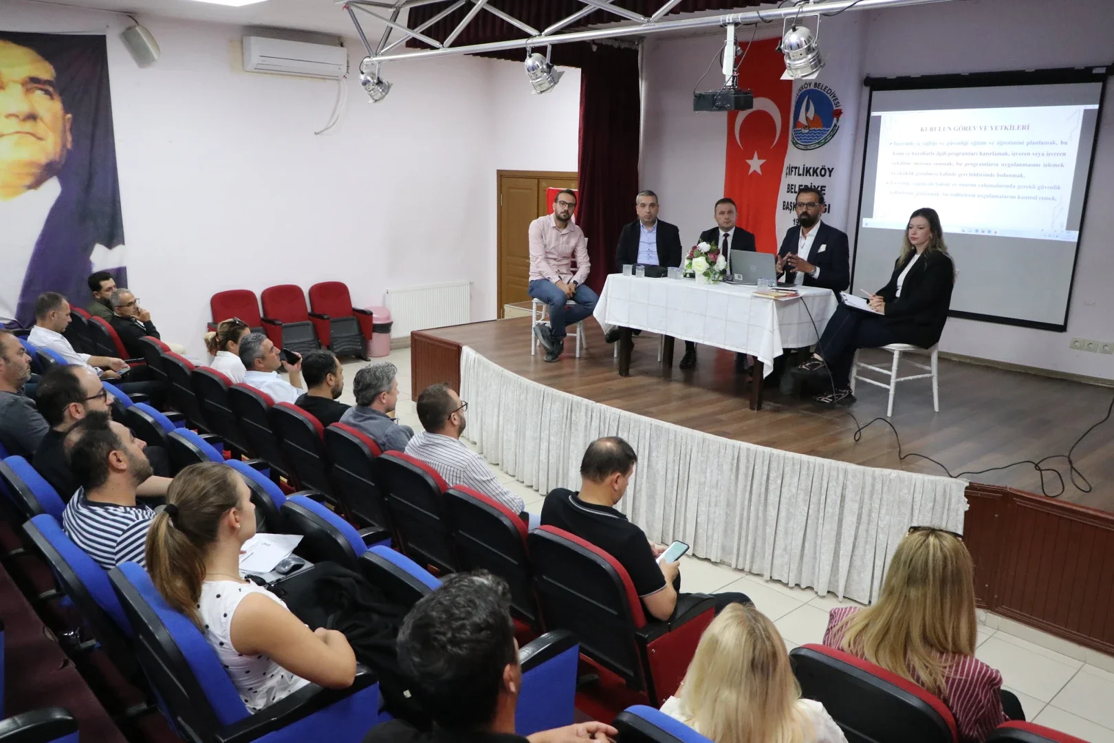 Çiftlikköy Belediyesi’nde İş Sağlığı ve Güvenliği Semineri Düzenlendi
