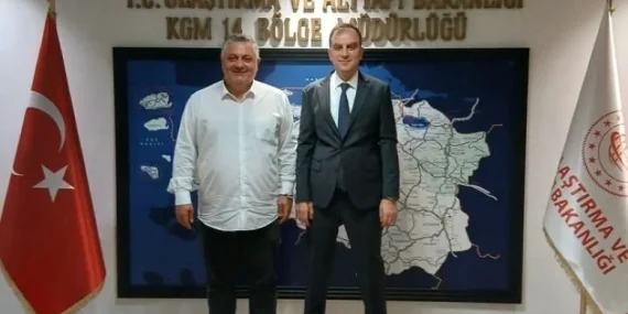 Başkan Gürel’den Karayolları Bölge Müdürü Güneş’e Ziyaret: Yalova’nın Ulaşımı Masaya Yatırıldı