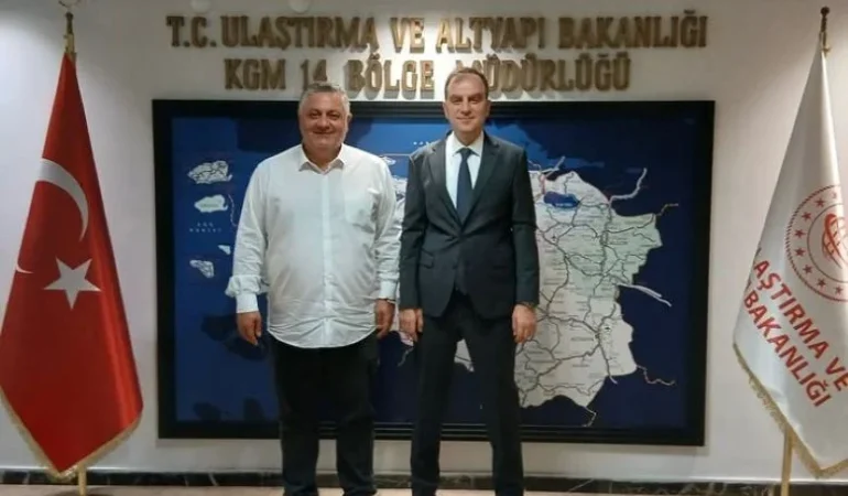 Başkan Gürel’den Karayolları Bölge Müdürü Güneş’e Ziyaret: Yalova’nın Ulaşımı Masaya Yatırıldı 6 Başkan Gürel’den Karayolları Bölge Müdürü Güneş’e Ziyaret: Yalova’nın Ulaşımı Masaya Yatırıldı
