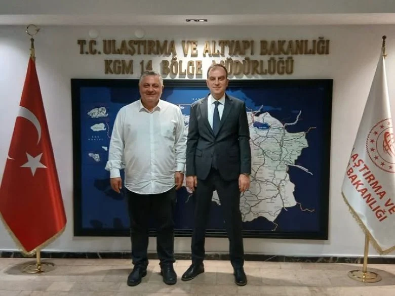 Başkan Gürel’den Karayolları Bölge Müdürü Güneş’e Ziyaret: Yalova’nın Ulaşımı Masaya Yatırıldı